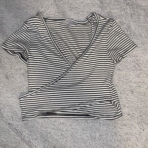 Striped crop top